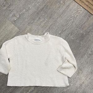 Habitat Women's Cream and White Jumper